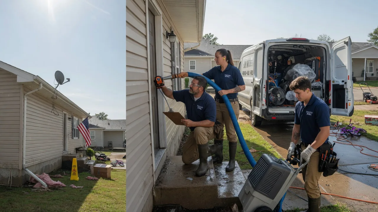 Ceiling Water Damage Restoration in Buffalo, OK near me